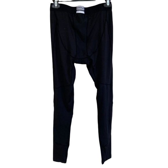 Black Spandex Tights Compression Pants Large - Picture 2 of 4